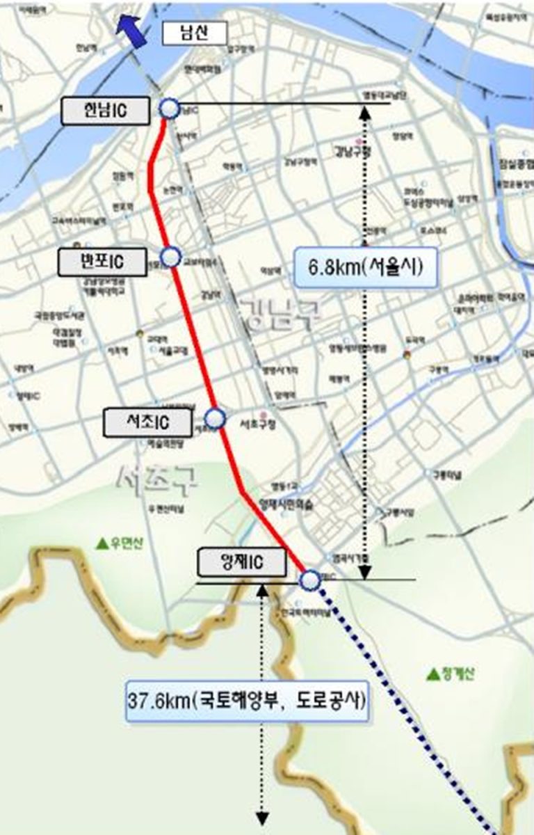 경부고속도로 양재-반포, 무료가 오히려 발목을 잡는 이유