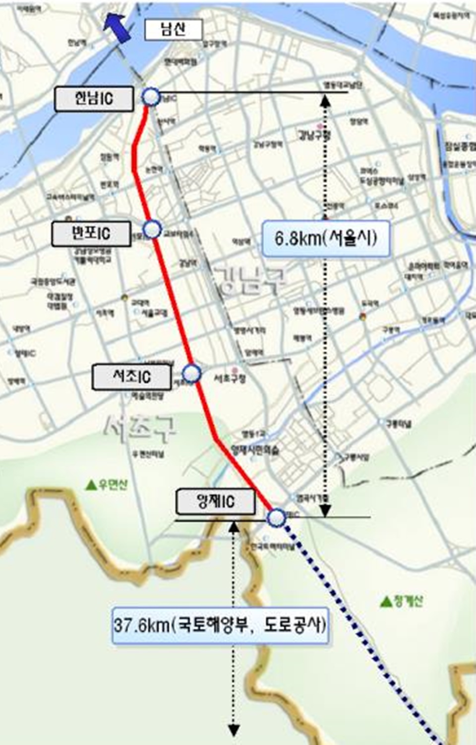 경부고속도로 양재-반포, 무료가 오히려 발목을 잡는 이유