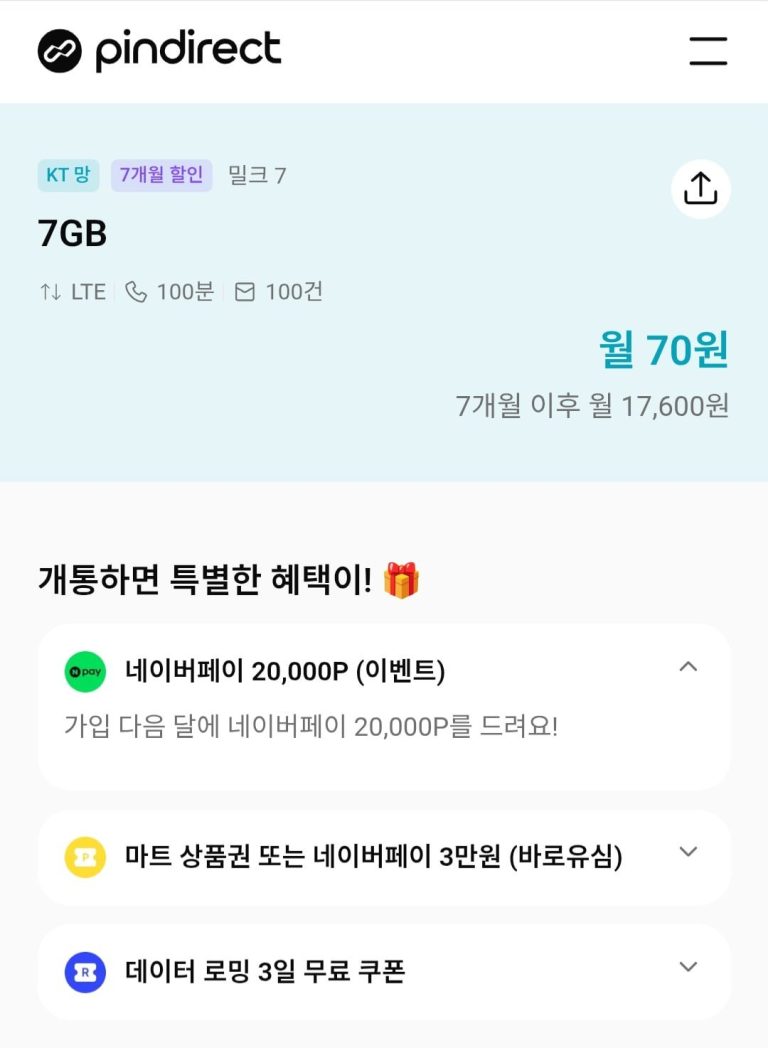 70원에 7개월 통신비를 아낀다? 핀다이렉트의 파격 요금제가 뜨는 이유