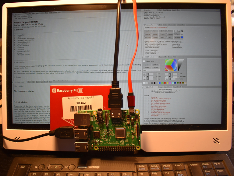 레트로의 재발견, 오베론 시스템 3 가 라즈베리 파이 3 에서 살아나다