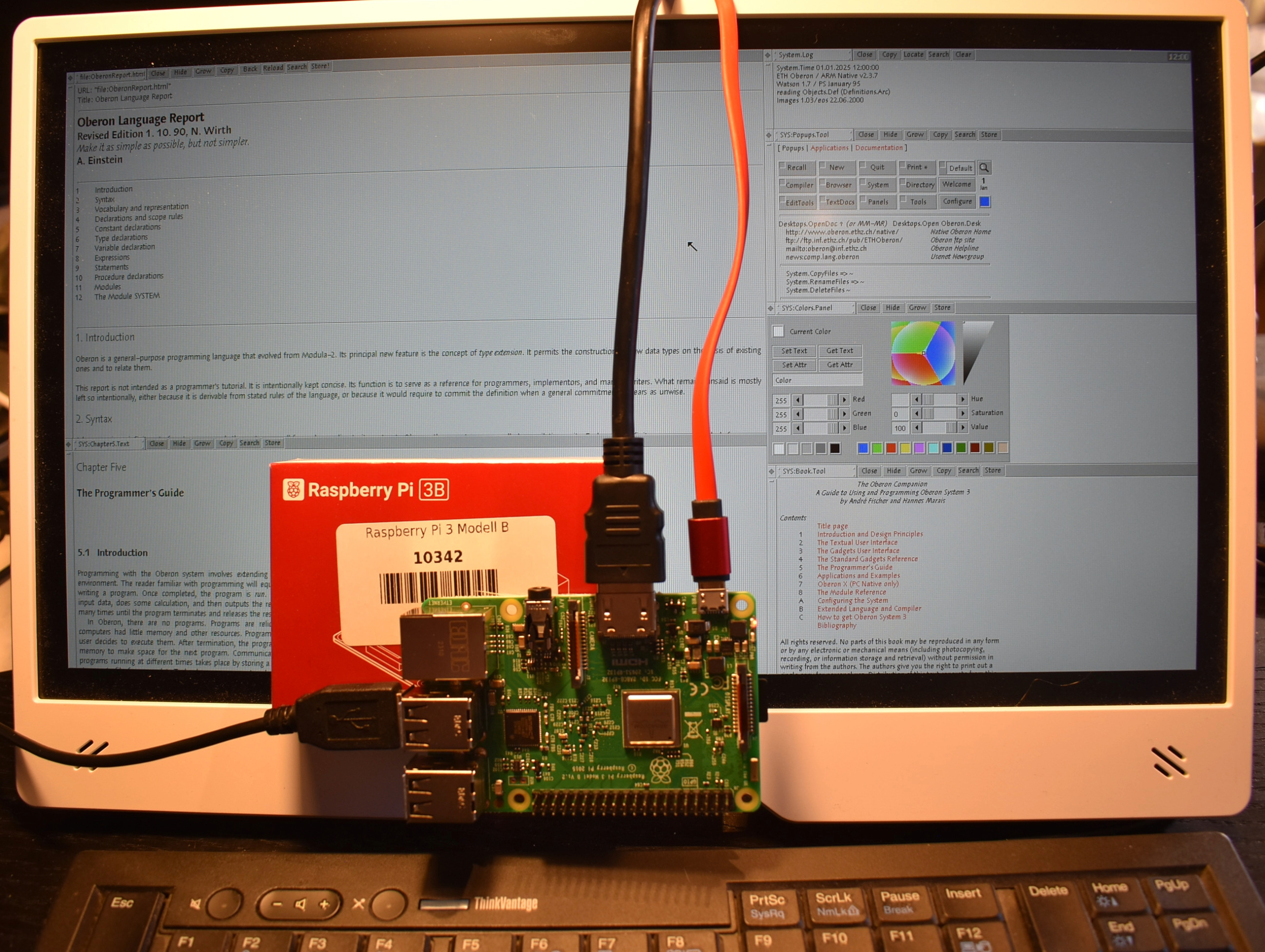 레트로의 재발견, 오베론 시스템 3 가 라즈베리 파이 3 에서 살아나다