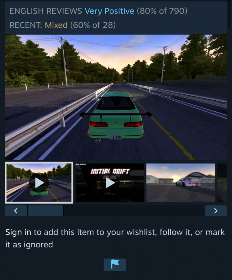Steam 무료 배포: 이니셜 드리프트 온라인, 2026 년 1 월까지 확보 기회