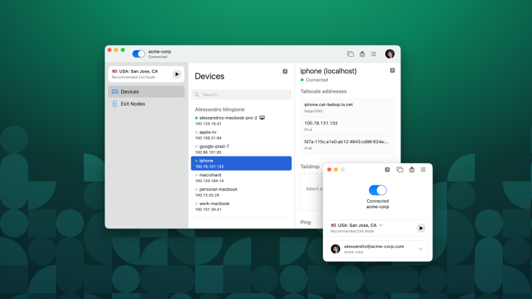 맥북 노치에 숨겨진 아이콘, Tailscale이 해결한 UX의 미묘한 변화