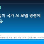 스타트업이 국가 AI 모델 경쟁에 나선 이유