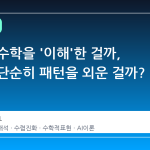 모델이 수학을 '이해'한 걸까, 아니면 단순히 패턴을 외운 걸까?