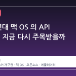 1980 년대 맥 OS 의 API 재현, 왜 지금 다시 주목받을까