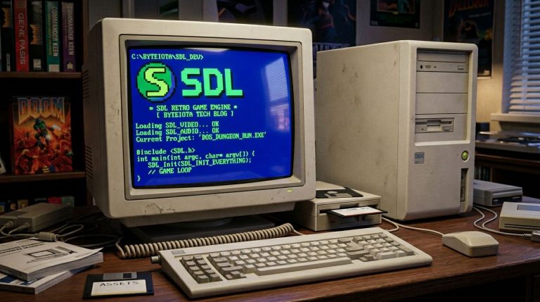현대 멀티미디어 라이브러리 SDL 의 DOS 복귀가 시사하는 2026 년 레트로 컴퓨팅 흐름