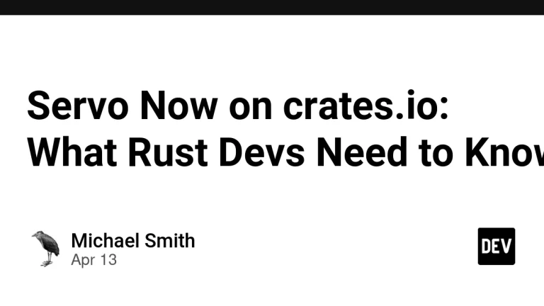 리눅스 재단으로 넘어간 서보, 이제 크레이트.io 에서 Rust 개발자의 손끝으로