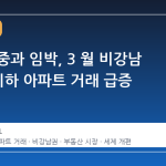 양도세 중과 임박, 3 월 비강남 15 억 이하 아파트 거래 급증