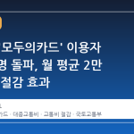 K-패스 '모두의카드' 이용자 500만 명 돌파, 월 평균 2만 원 이상 절감 효과