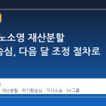최태원·노소영 재산분할 파기환송심, 다음 달 조정 절차로