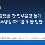 부동산 플랫폼 간 입주물량 통계 불일치, 투명성 확보를 위한 법안 추진