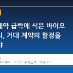 삼천당제약 급락에 식은 바이오 투자심리, 거대 계약의 함정을 경계해야