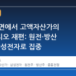 전쟁 국면에서 고액자산가의 포트폴리오 재편: 원전·방산 매도, 삼성전자로 집중