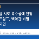 이란 암살 시도 복수심에 전쟁 선포한 트럼프, 백악관 비밀 회담의 이면