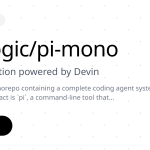 코딩의 새로운 호흡, 'pi-mono'가 주목받는 이유