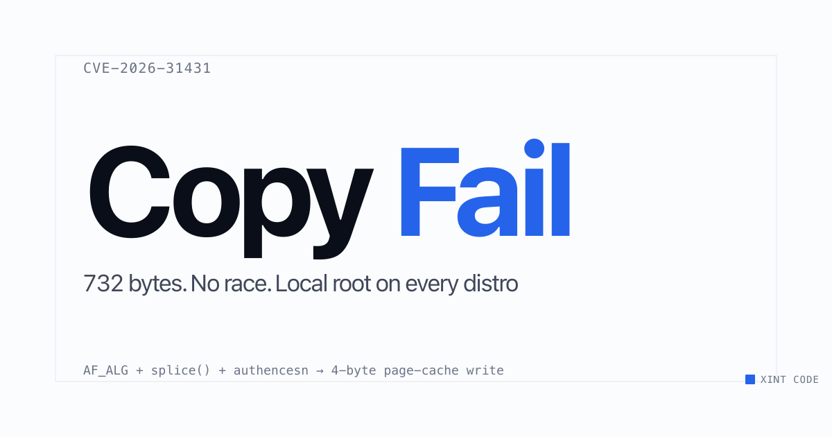 리눅스 커널의 10 년 묵은 숨은 결함, 'Copy Fail'이 주목받는 이유