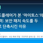 클라우드플레어가 본 '마이토스'의 진짜 위력: 보안 패치 속도를 두 시간으로 단축시킨 이유
