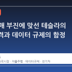 중국 판매 부진에 맞선 테슬라의 FSD 반격과 데이터 규제의 함정