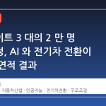 디트로이트 3 대의 2 만 명 구조조정, AI 와 전기차 전환이 만든 필연적 결과