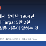 보관고에서 살아난 1964년 배러커다 Targa: 5만 2천 마일의 실증 기록이 말하는 것