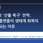 현대차의 '산불 복구' 전략, 전기차 플랫폼이 생태계 회복의 핵심이 되는 이유