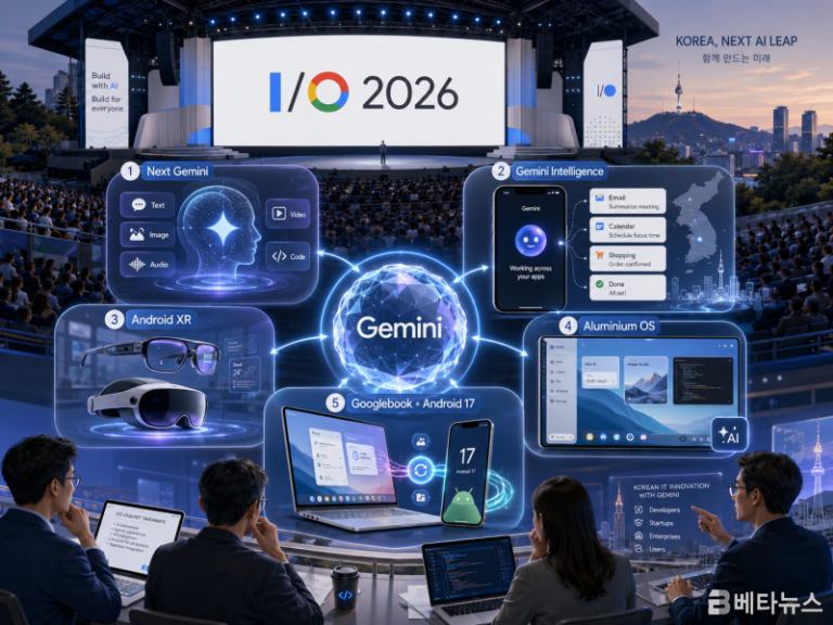 구글 I/O 2026, 100 가지 발표로 바뀐 디지털 생활의 기준
