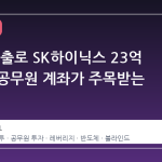 17억 대출로 SK하이닉스 23억 투자한 공무원 계좌가 주목받는 이유