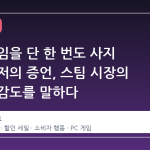 정가 게임을 단 한 번도 사지 않은 유저의 증언, 스팀 시장의 가격 민감도를 말하다