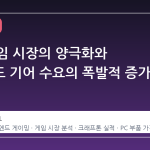 5 월 게임 시장의 양극화와 하이엔드 기어 수요의 폭발적 증가