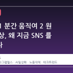 로봇이 1 분간 움직여 2 원 벌는 영상, 왜 지금 SNS 를 강타했나