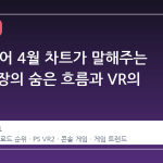 PS 스토어 4월 차트가 말해주는 콘솔 시장의 숨은 흐름과 VR의 부상