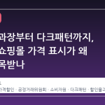 할인율 과장부터 다크패턴까지, 온라인 쇼핑몰 가격 표시가 왜 다시 주목받나