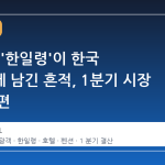 중국 발 '한일령'이 한국 숙박업에 남긴 흔적, 1분기 시장 판도 재편
