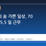 의사들의 숨 가쁜 일상, 70 대도 주 5.5 일 근무
