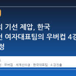 안세영의 기선 제압, 한국 배드민턴 여자대표팀의 우버컵 4강 진출 확정