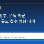 미국 국방부, 주독 미군 5000명 규모 철수 명령 내려