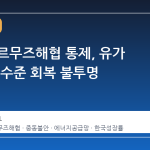 이란 호르무즈해협 통제, 유가 전쟁 전 수준 회복 불투명