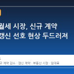 서울 전월세 시장, 신규 계약 급감에 갱신 선호 현상 두드러져