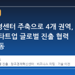 서울창경센터 주축으로 4개 권역, 국내 스타트업 글로벌 진출 협력 체계 가동