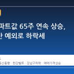 서울 아파트값 65주 연속 상승, 강남구만 예외로 하락세