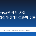 코스피 7498선 마감, 사상 최고치 경신과 현대차그룹의 주도적 상승