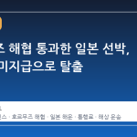 호르무즈 해협 통과한 일본 선박, 통행료 미지급으로 탈출