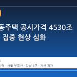 전국 공동주택 공시가격 4530조 원, 서울 집중 현상 심화