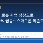 LG전자, 로봇 사업 성장으로 주가 18% 급등…스마트폰 의존도 탈피