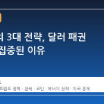 트럼프의 3대 전략, 달러 패권 유지에 집중된 이유
