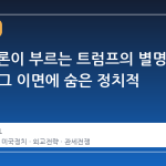 미국 언론이 부르는 트럼프의 별명 TACO, 그 이면에 숨은 정치적 풍자