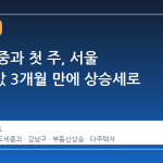 양도세 중과 첫 주, 서울 아파트값 3개월 만에 상승세로 전환