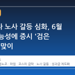 삼성전자 노사 갈등 심화, 6월 파업 가능성에 증시 '검은 금요일' 맞이