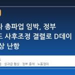 삼성전자 총파업 임박, 정부 중재에도 사후조정 결렬로 D데이 직전 협상 난항